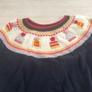 Boden winter hat fair isle sweater